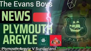 ABSOLUTE SCENES Devonport End Plymouth Argyle 32 Sunderland Matchday Highlights Vlog 140924 [upl. by Domela]