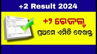 How to Check 2 Result 2024 Odisha  How to See 12th Result 2024 Odia [upl. by Oluap]