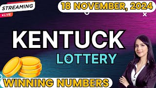 Kentucky Midday Lottery Results For  18 Nov 2024  Pick 3  Pick 4  Powerball  Mega Millions [upl. by Eibloc]