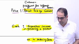 Difference in Price amp Value in Cost Accounting II Theory of Costing Part 2 II 9717356614 [upl. by Akerehs]