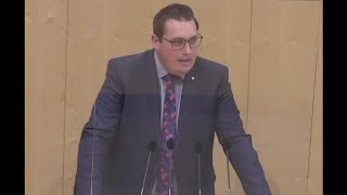 Sehenswerte Rede von Christoph Steiner quotJedes Ministerium verkommt zu einem großen Ringelspielquot [upl. by Nwahsyar]