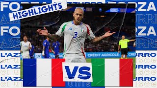 Highlights FranciaItalia 13  Nations League 202425 [upl. by Gurl]