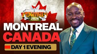 Montreal Canada  Day 1 Evening  Apostle Johnson Suleman [upl. by Elleon653]