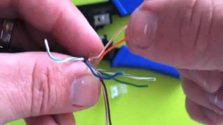 How to Crimp a ThreePiece RJ45 Connector [upl. by Irodim]