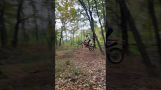 Hill climb fail Building our dream spot motocrosss riding bikelife hillclimb dirtbike mx [upl. by Sherrer669]