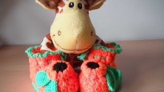 how to crochet baby booties for beginners [upl. by Edda83]