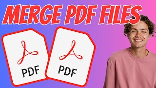 How to Merge PDF Files Into One [upl. by Sackman]