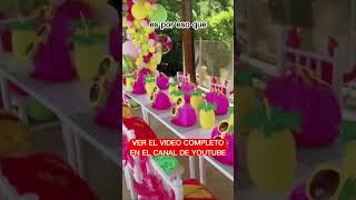 🏄Como hacer decoraciones de cumpleaños en piscinas y toboganes🏄 [upl. by Udele]