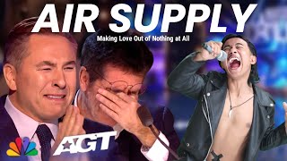 All the judges cry hysterically  When they heard the song Air Supply with Extraordinary voice [upl. by Robbie]