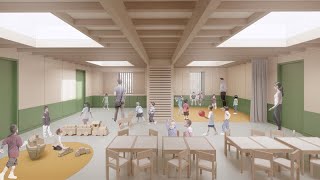 Staffordshire University Nursery and Forest School March 2021 to April 2021 Timelapse [upl. by Trudi251]