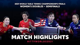 Chen MQIAN T v Ito MHayata H  2021 World Table Tennis Championships Finals  WD  SF [upl. by Mulderig]