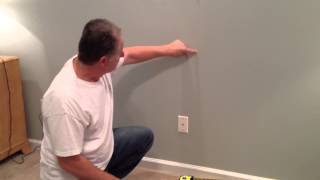 How to install a wall mounted upholstered headboard from Home Emporium [upl. by Htepsle]