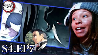 Stone Hashira Gyomei Himejima😮Demon Slayer S4 Ep7  Reaction [upl. by Josler]