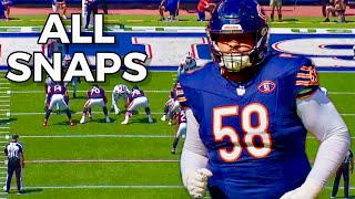 Darnell Wright Year Two Preseason Debut  Every Snap [upl. by Aramoiz]