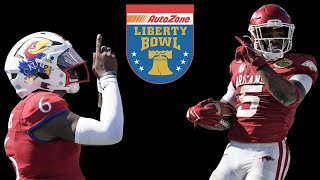 Kansas Jayhawks VS Arkansas Razorbacks 🏈 LIVE 2022 Liberty Bowl [upl. by Andree]