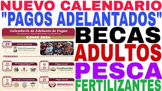 📆CALENDARIO BECAS BIEN PESCA PRODUCCIÓN PARA EL BIENESTAR ADULTOS MAYORES Y DISCAPACIDAD ☝️ [upl. by Mars]