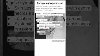 Ecthyma gangrenosum [upl. by Doowrehs85]