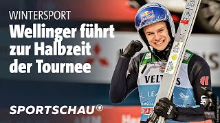 Lanišek siegt vor Kobayashi und Wellinger in Garmisch Vierschanzentournee Highlights  Sportschau [upl. by Eddie]