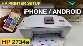 HP DeskJet 2734e Setup iPhone amp Android Phone [upl. by Agatha]