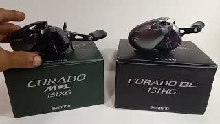 Reel Shimano CURADO MGL 151Xg  Reel Shimano CURADO DC 151Hg  LongCast Vs Anti Backlaist [upl. by Pittman202]