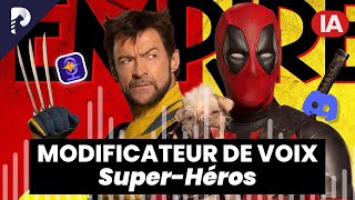 Comment changer de voix avec lIA Modificateur de voix Deadpool amp Wolverine [upl. by Darcie]