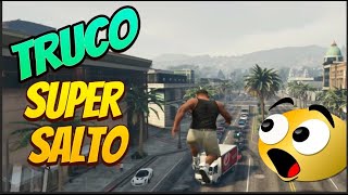 TRUCO ➡️ Como hacer el SUPER SALTO en GTA V FACIL Y RAPIDO para PS5 [upl. by Eiltan]