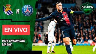 🚨 REAL SOCIEDAD vs PSG EN VIVO 🔥 CHAMPIONS LEAGUE  OCTAVOS DE FINAL VUELTA  MBAPPE TITULAR [upl. by Dorthea]