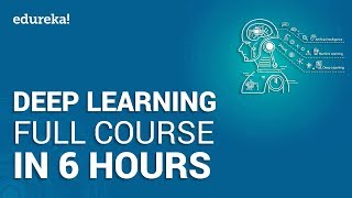 Deep Learning Full Course  Learn Deep Learning in 6 Hours  Deep Learning Tutorial  Edureka [upl. by Ardnohsal]