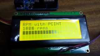 Tachometer measuring RPMs with arduino [upl. by Conan]