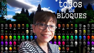 Todos los BLOQUES de MINECRAFT [upl. by Zizaludba]