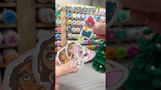 🥥Cute DIY Moana Stickers🌴 diy diysticker sticker papercraft cutecrafts diycrafts cute [upl. by Bernete109]