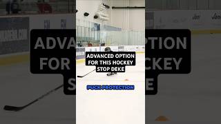 ADVANCED OPTION FOR THIS HOCKEY STOP DEKE hockeydevelopment hockeytraining [upl. by Ginny]