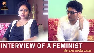 Interview of a popular feminist  Covert Indian [upl. by Adnowal831]