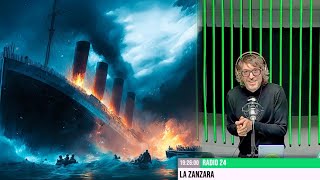 Lattentato al Titanic  La Zanzara 9112023 [upl. by Anoerb151]