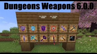 Minecraft Dungeons Weapons Mod Update 600 [upl. by Havard]