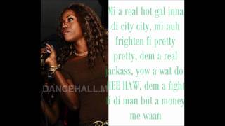 Sheba  No Idiot gal LYRICS ON SCREEN September 2011 Lost angel riddim [upl. by Aron752]