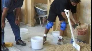 How to Tile amp Grout Part 2 Screeding a Floor The Best Way to level a floor with sand and Cement [upl. by Harrow]