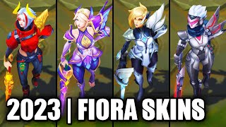 Bewitching Fiora Skin Spotlight  League of Legends [upl. by Gnut]