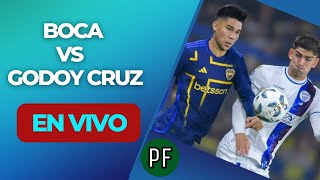 BOCA VS GODOY CRUZ EN VIVO  LIGA PROFESIONAL 2024 [upl. by Dnalro]