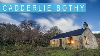 Staying at Cadderlie Bothy in the Scottish Highlands [upl. by Nylatsirk]