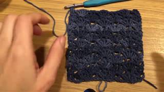 RenskeCreatief Lapjesdeken steken CAL lapje 53 Distelsteek haken crochet tutorial [upl. by Ayam]