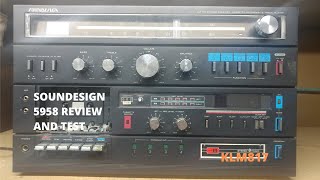 Soundesign 5958 stereo review and test [upl. by Watts]