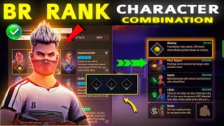 BR rank best character combination 2024  Best character combination in Free Fire  Best combination [upl. by Pacifica567]