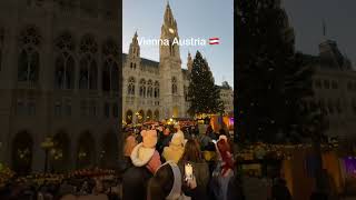 Christmas market in Vienna today 16112024 christmas2024 christmasmarket Christmas vienna [upl. by Cohby556]