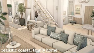 BLOXBURG realistic summer coastal family home 572k  Leqhhx [upl. by Oicafinob]