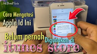 Cara Mengatasi Apple ID ini Belum Pernah Digunakan di Itunes Store [upl. by Enovahs874]