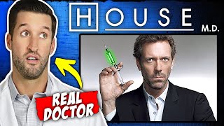 ER Doctor REACTS to House MD  Medical Drama Review [upl. by Paucker]