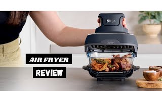 Ninja Crispi Air Fryer Review Bake Air Fry amp More in 4 QT Glass [upl. by Nij134]