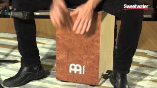 Meinl Percussion ErgoShaped Pedal Cajon Review by Sweetwater [upl. by Kellia519]