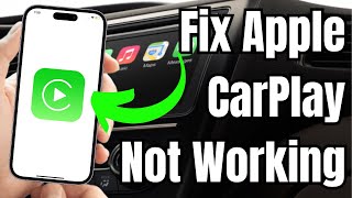 How To Fix Apple CarPlay Not Working iOS 17 [upl. by Acina]